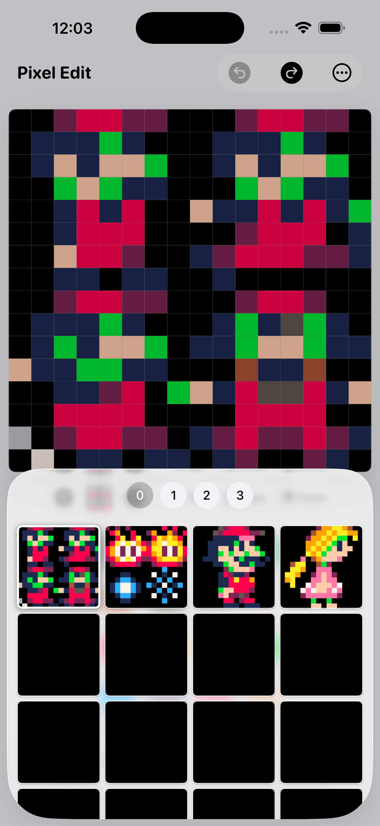Pixel Edit Lite App Screenshot