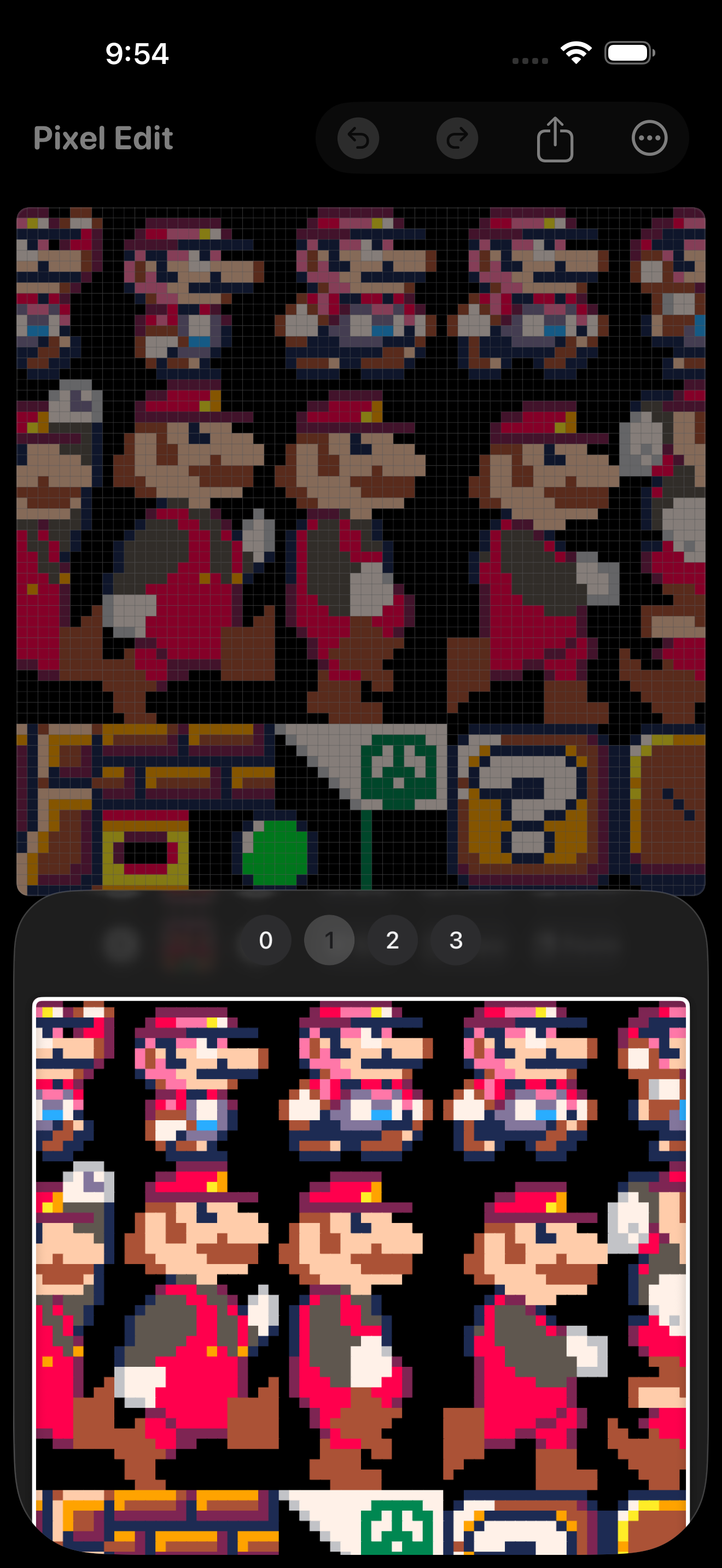 One real 128×128 sprite sheet.